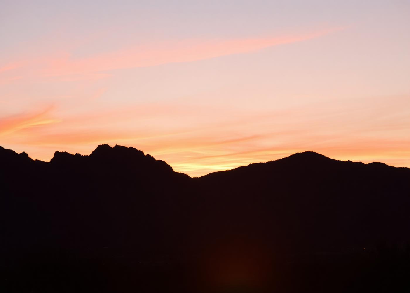 Sunset over Camelback Mountain